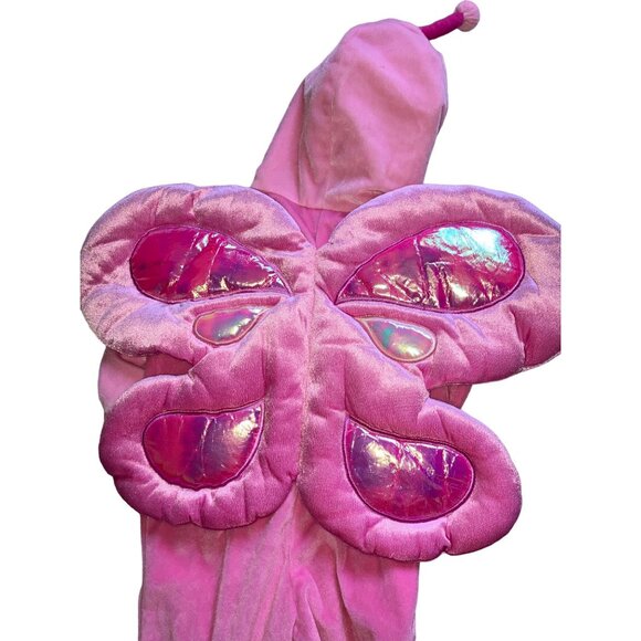 Halloween Costume 18 month Long Sleeve One Piece Butterfly Wings Hood WARM - Picture 5 of 10